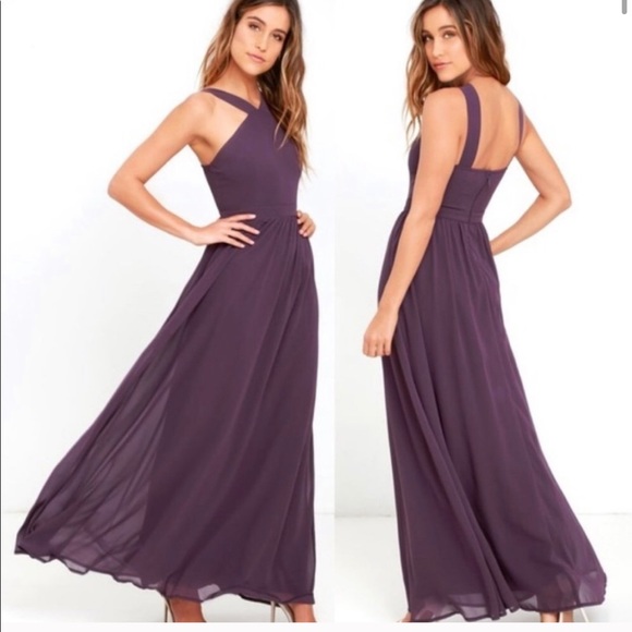 Lulu’s purple maxi dress - Picture 2 of 4
